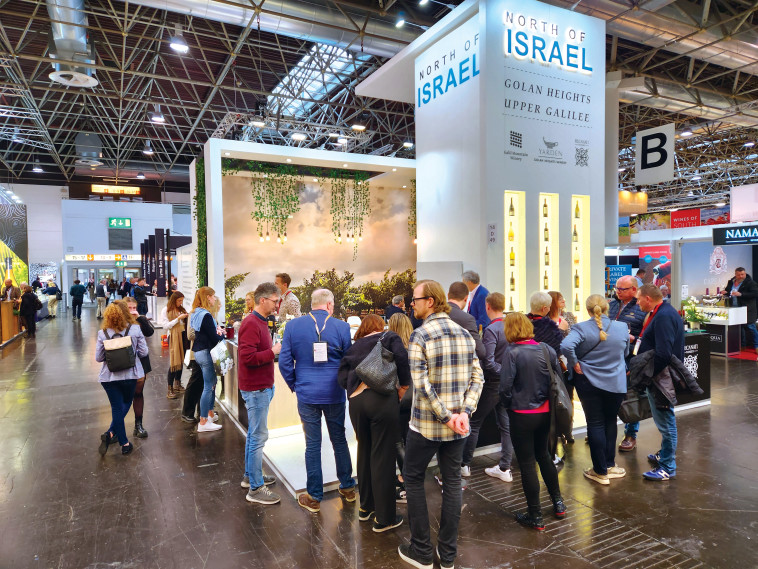 נציגות ישראלית באירוע היין