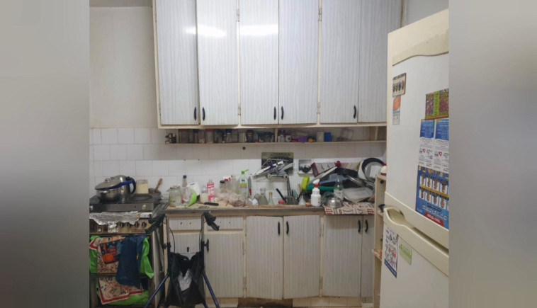 מטבח ששופץ על-ידי ''סיירת השיפוצים'' לקשישים וניצולי שואה