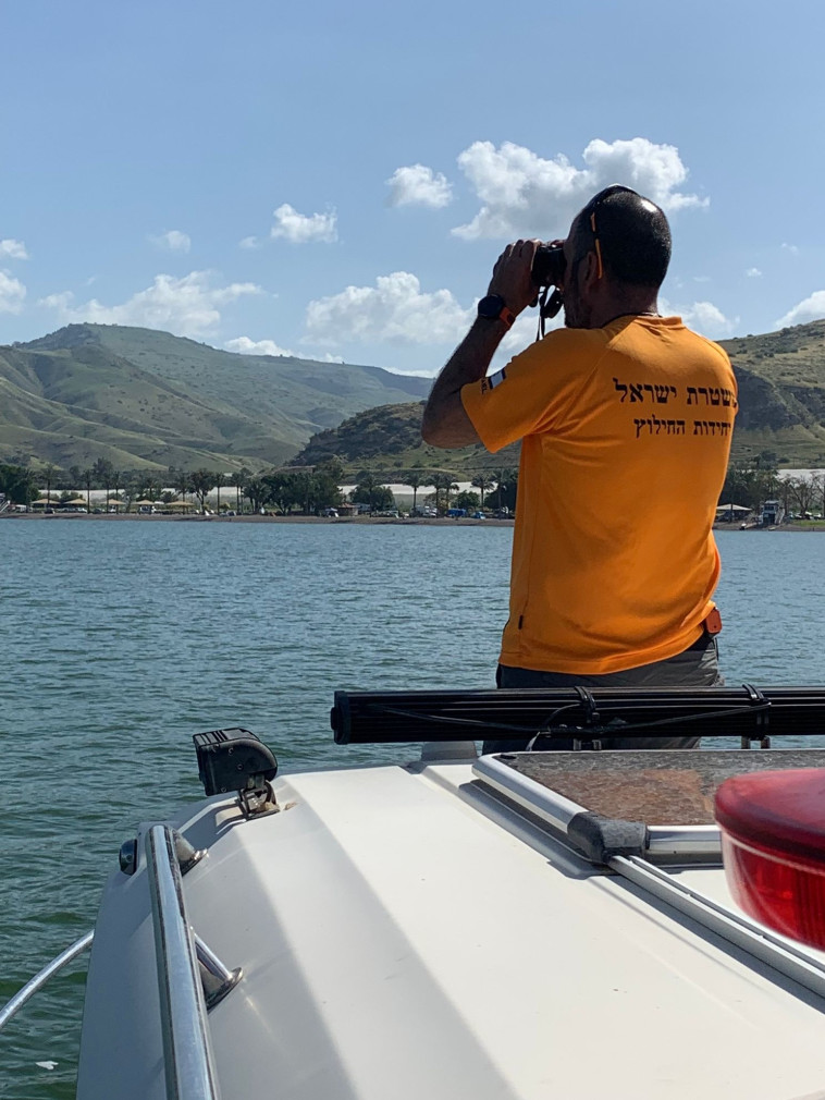 מאמצי החיפוש אחרי הנעדר בכנרת