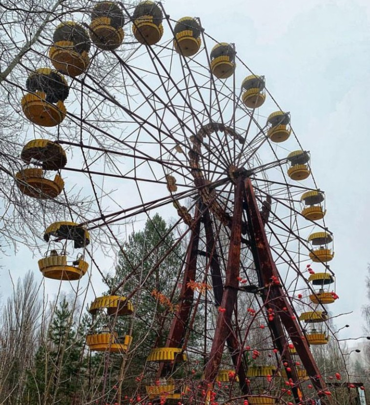 Pripyat Amusement Park, אוקראינה (צילום: צילום מסך אינסטגרם)