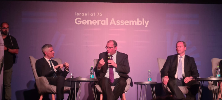 שמחה רוטמן בפאנל באירוע GA של הפדרציות היהודיות