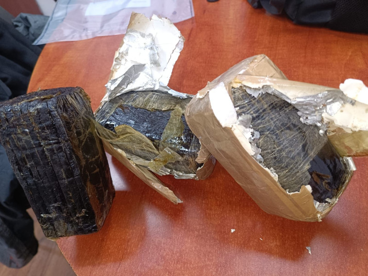 פלטות החשיש שנתפסו