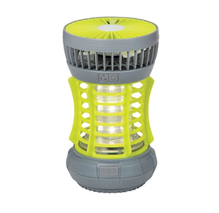 קוטל חרקים עם נורה נטענת