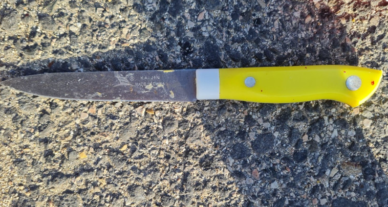 הסכין ששימשה את המחבל