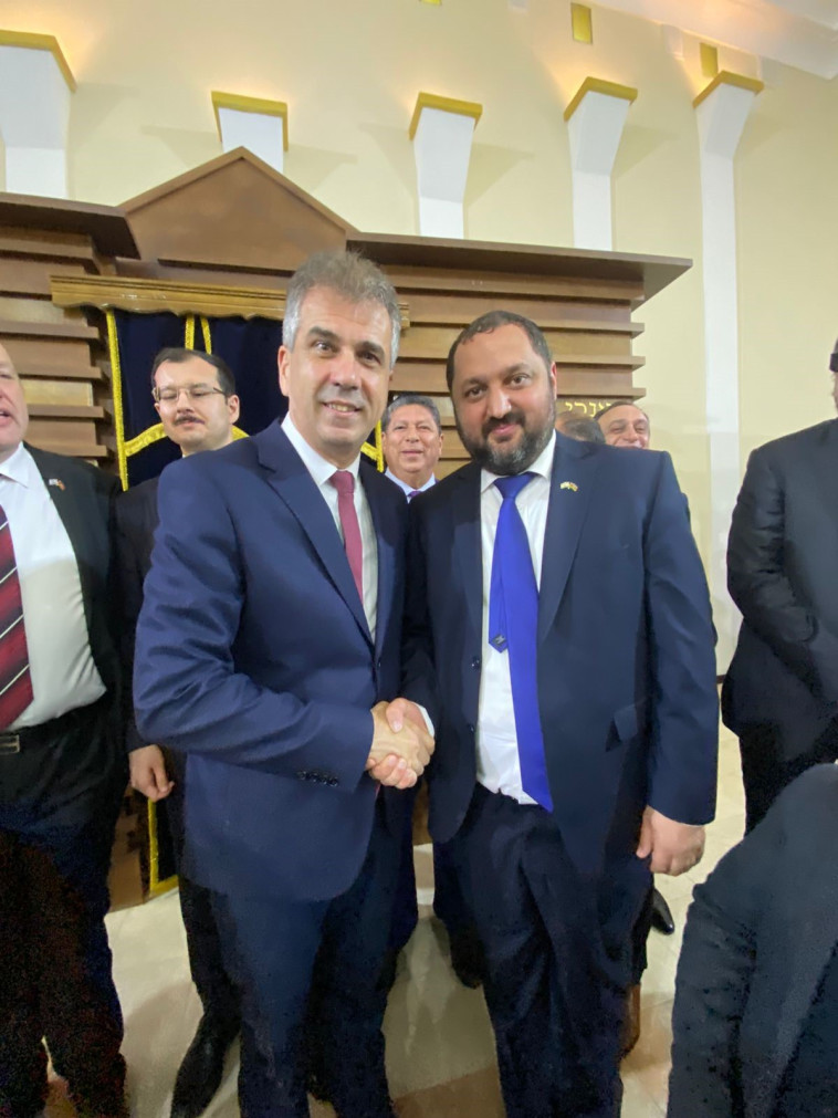 השר אלי כהן בביקור בקהילה היהודית בבאקו