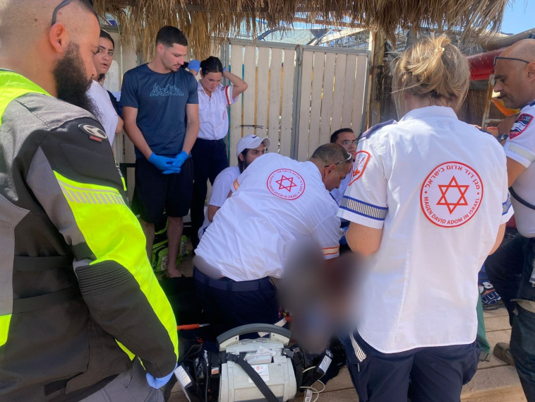 זירת האירוע באילת