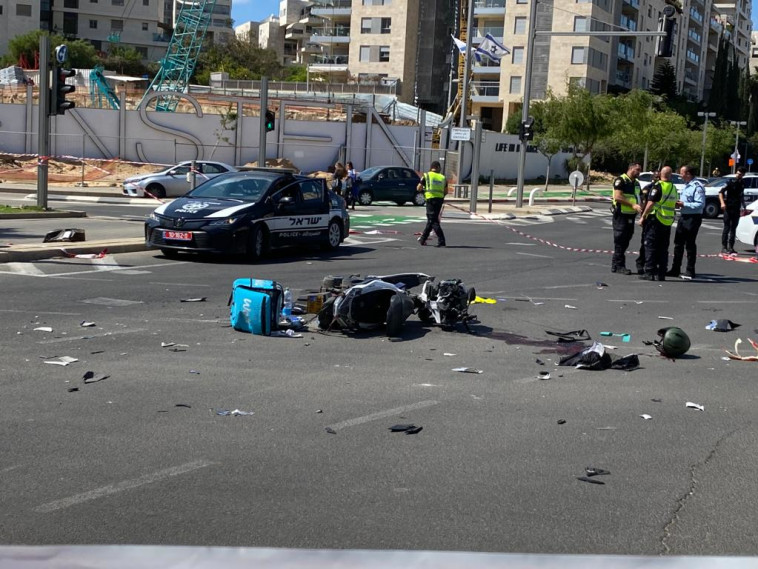 זירת האירוע בתל אביב