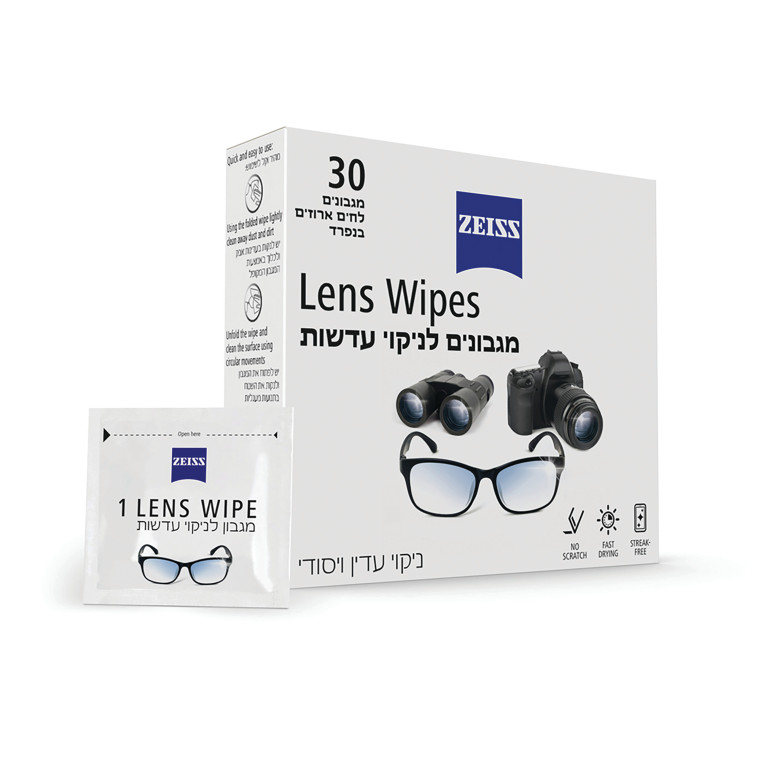 Smartphone Wipes &ndash; מגבוני ניקוי לעדשות