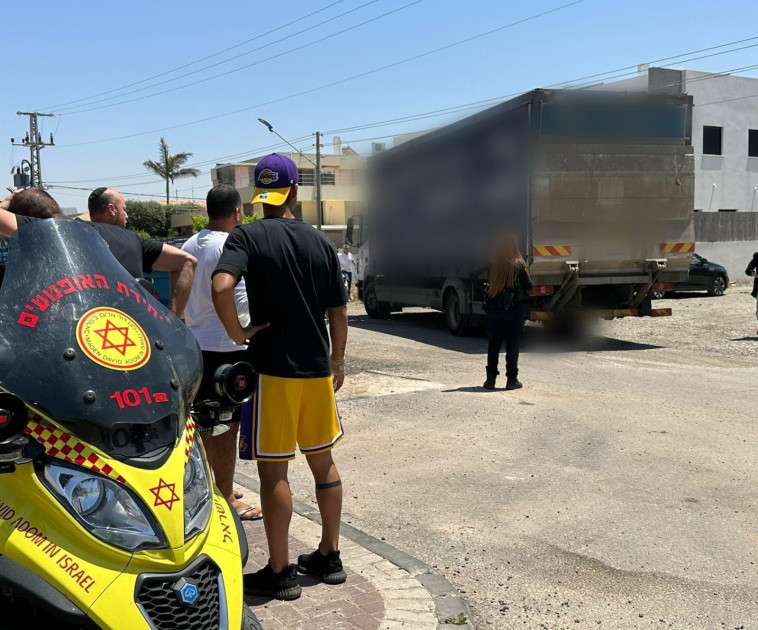 זירת התאונה בשפלה