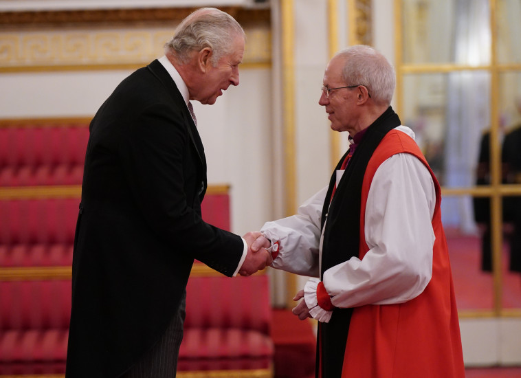 הארכיבישוף ג'סטין ולבי והמלך צ'ארלס