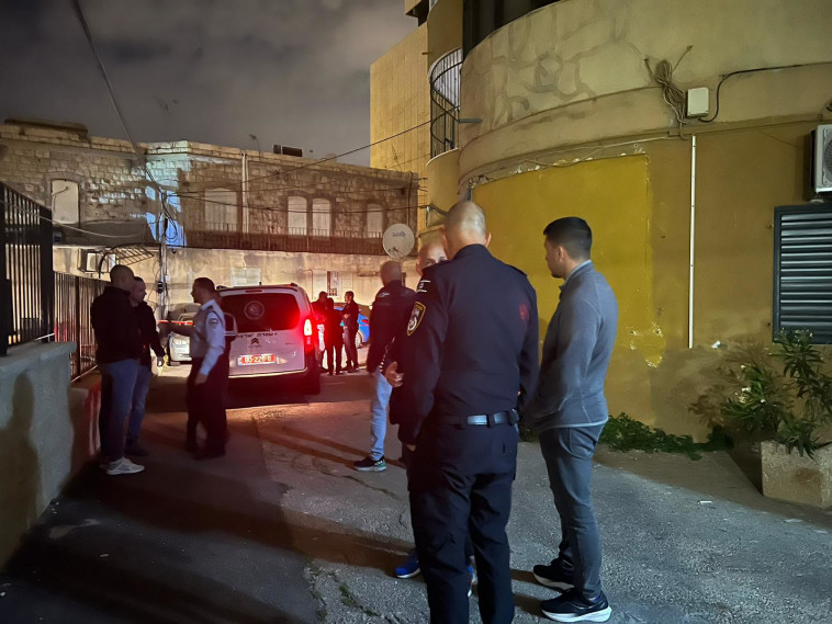זירת הרצח של חנאן אבו ח'יט בחיפה
