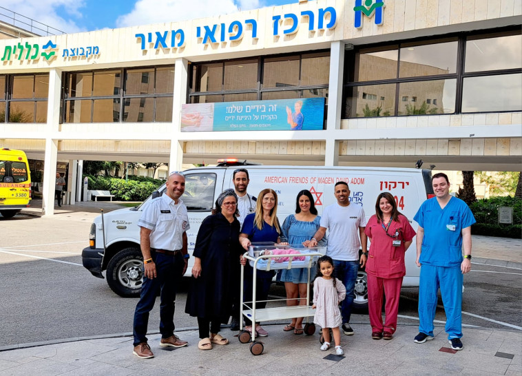 א תיארה לעצמה שאת הלידה השנייה שלה  תעבור באמבולנס