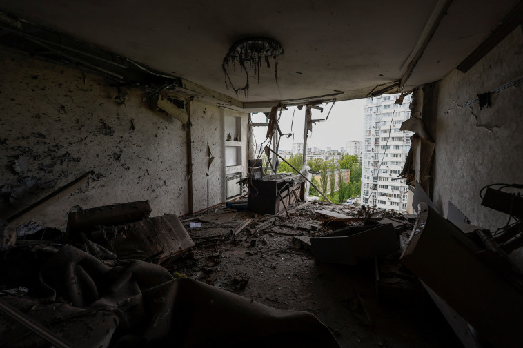 נזקי תקיפת המל''ט בקייב