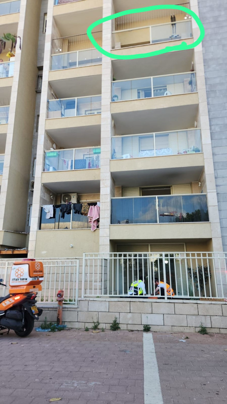 הדירה באשדוד שממנה נפל הילד