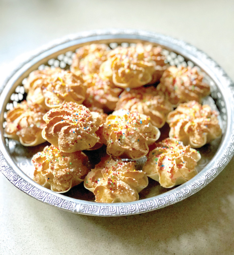 עוגיות מאסאפאן שקדים (צילום: פסקל פרץ-רובין)