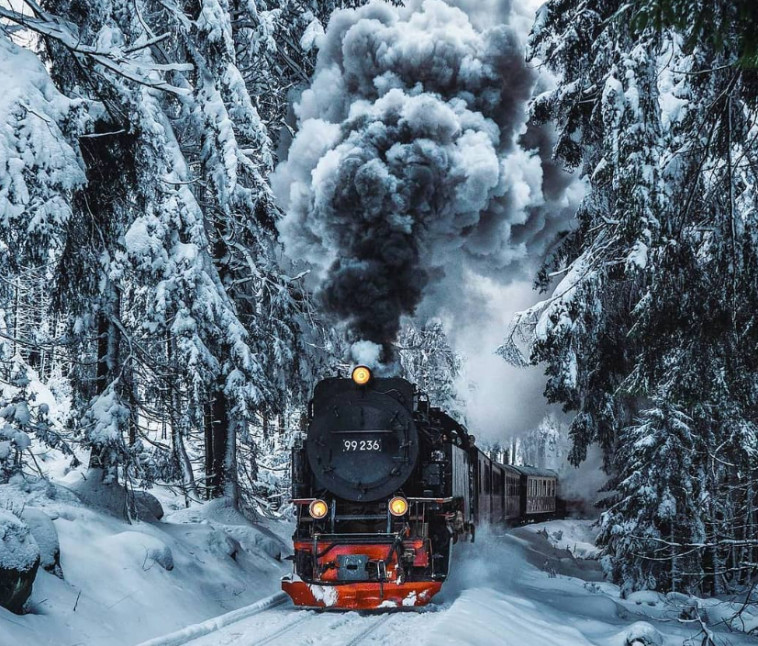 Harz Railway, גרמניה (צילום: צילום מסך אינסטגרם)