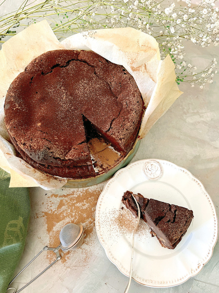 עוגת גבינה שוקולד (צילום: פסקל פרץ-רובין)