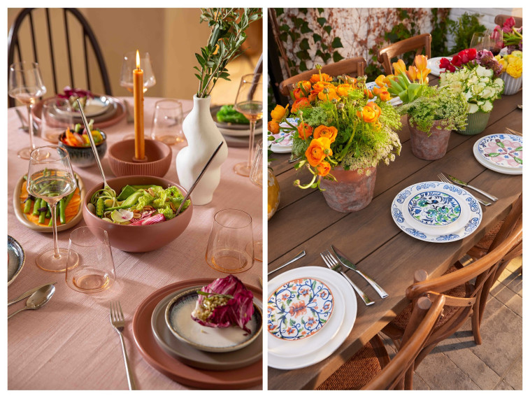 קולקציות אביב קיץ 2023: מימין CASTRO-HOME. משמאל גולף &amp; קו 