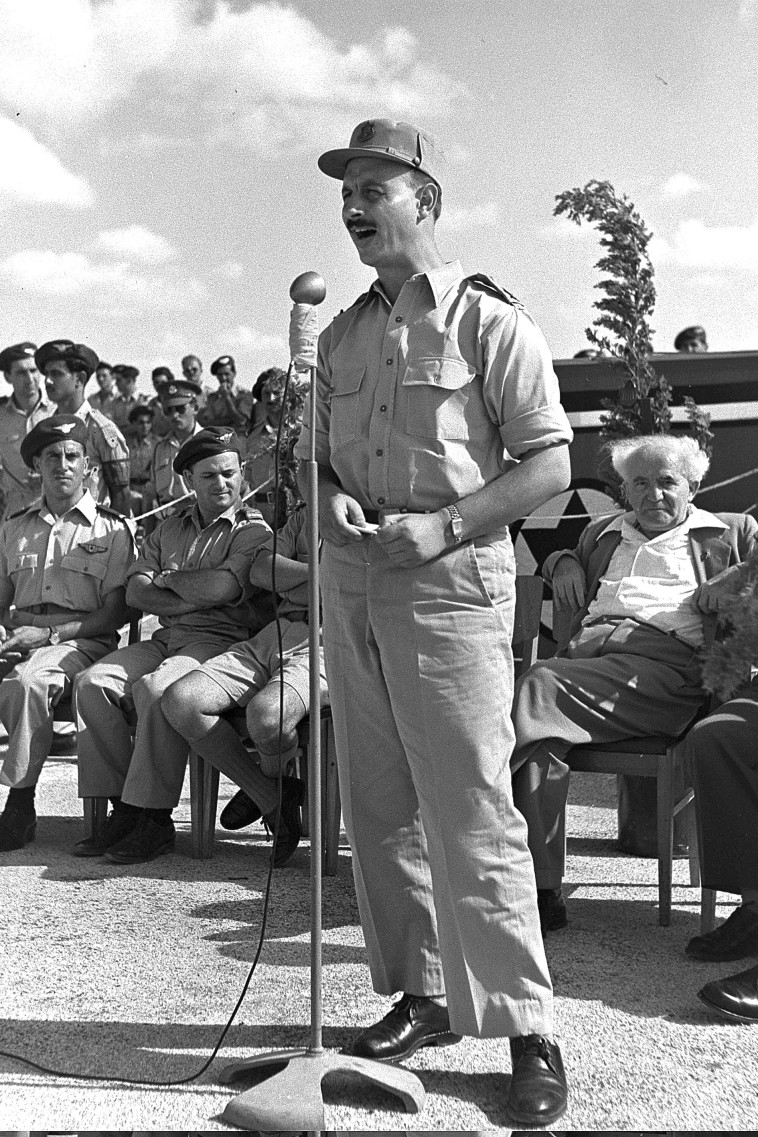 יגאל ידין, 1950