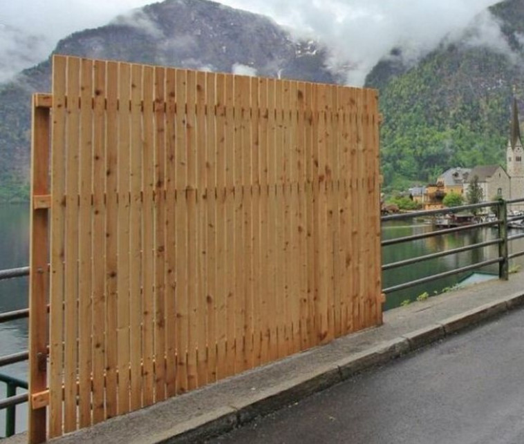 הגדר שהוצבה בהאלשטאט (צילום: צילום מסך אינסטגרם)