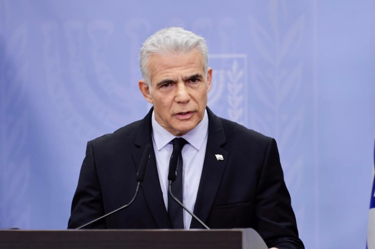 יו''ר האופוזיציה יאיר לפיד