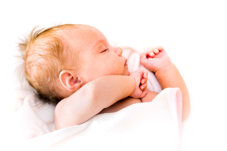 תינוק ישן, אילוסטרציה