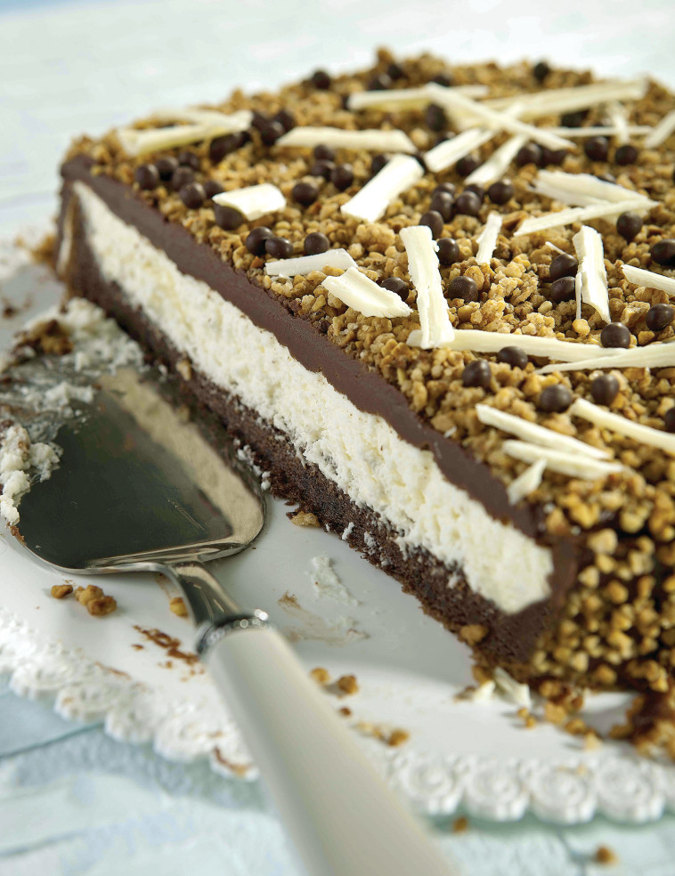 עוגת קרם על קרם 