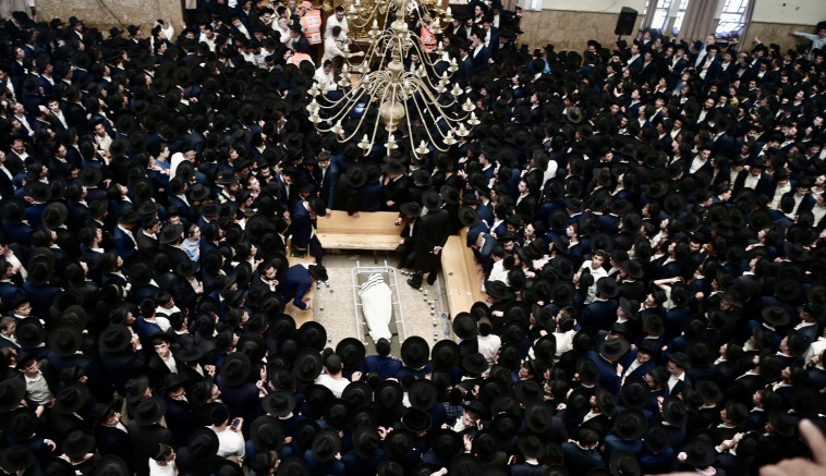 הלווית הרב גרשון אדלשטיין