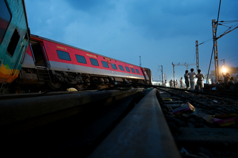 תאונת הרכבות הקטלנית בהודו (צילום: gettyimages)