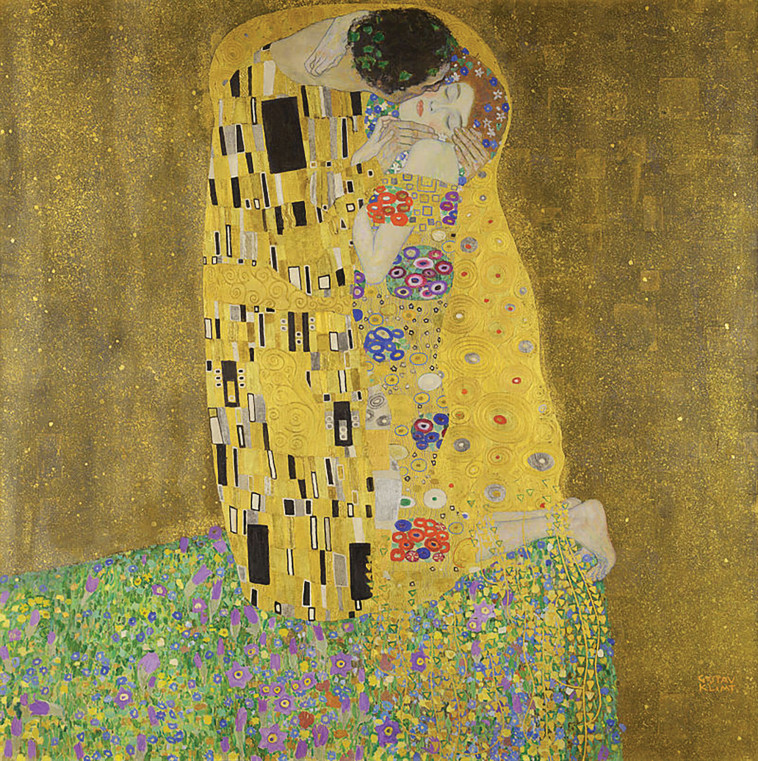 הנשיקה של קלימט (צילום: Gustav_Klimt)