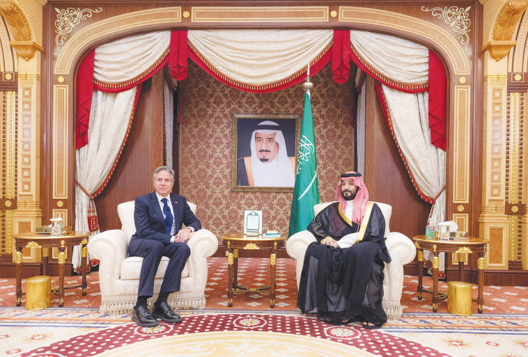 אנתוני בלינקן ויורש העצר הסעודי בג'דה