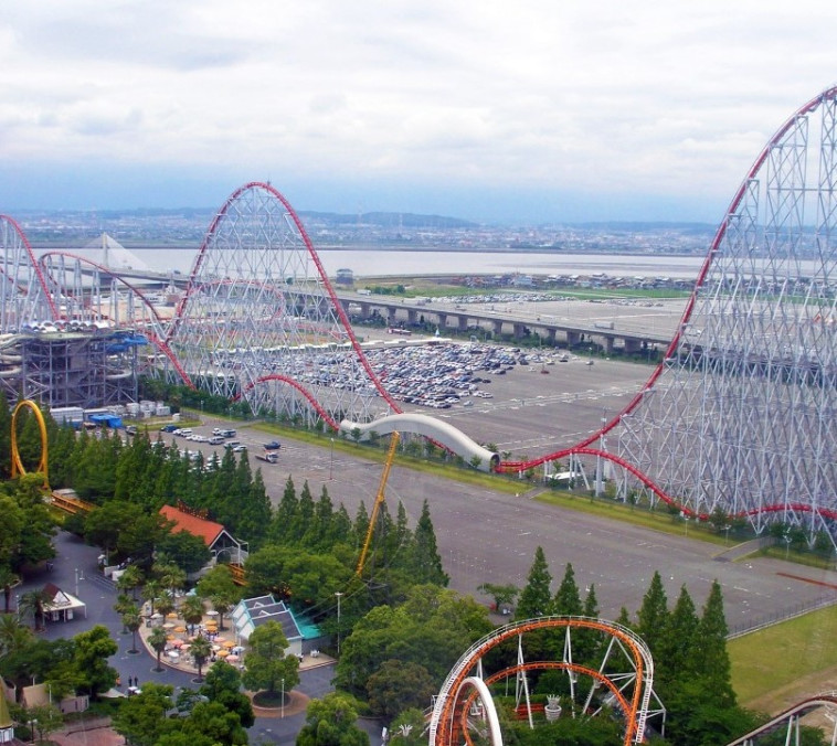 Steel Dragon 2000 - Nagashima Resort, יפן (צילום: צילום מסך אינסטגרם)