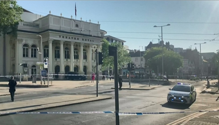 זירת האירוע בנוטינגהאם, משטרה בבריטניה