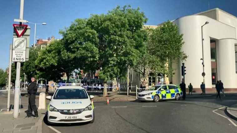 זירת האירוע בנוטינגהאם, משטרה בבריטניה