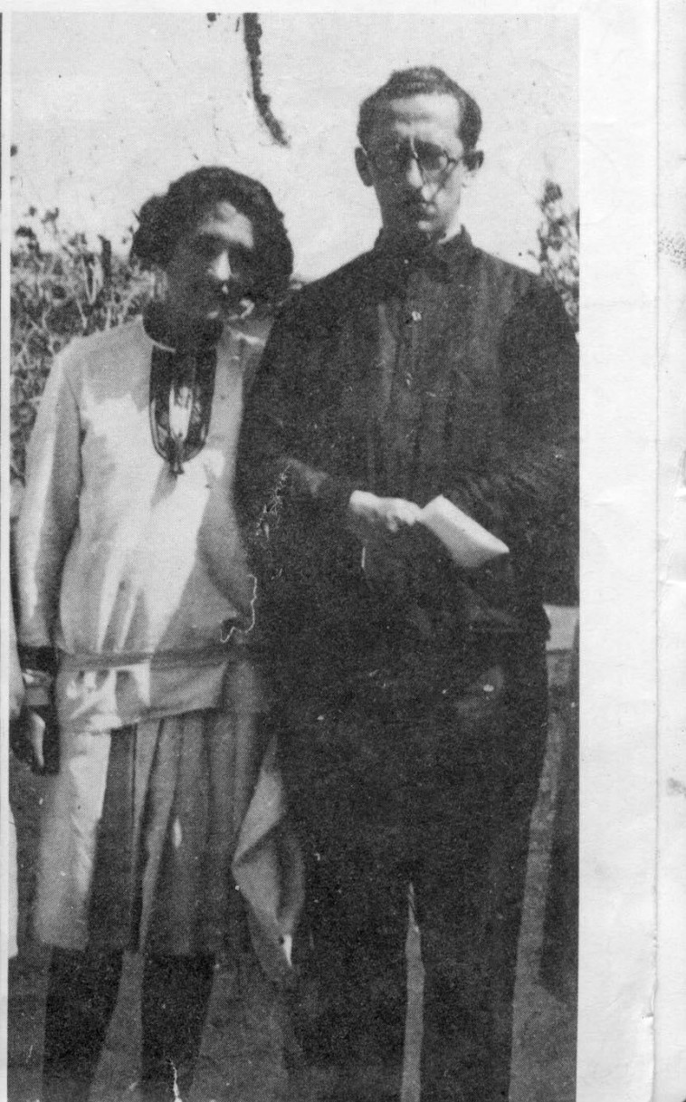 חיים ארלוזורוב עם סימה שנת 1927 (צילום: אלבום משפחתי)
