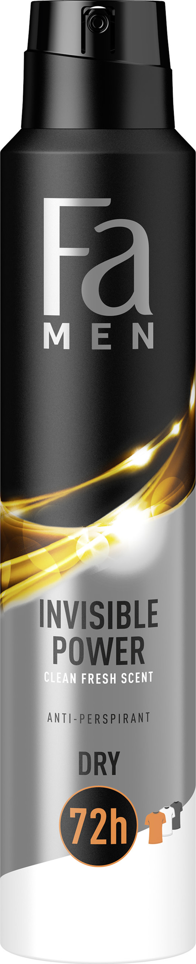 דאודורנט ספריי invisible power, פה