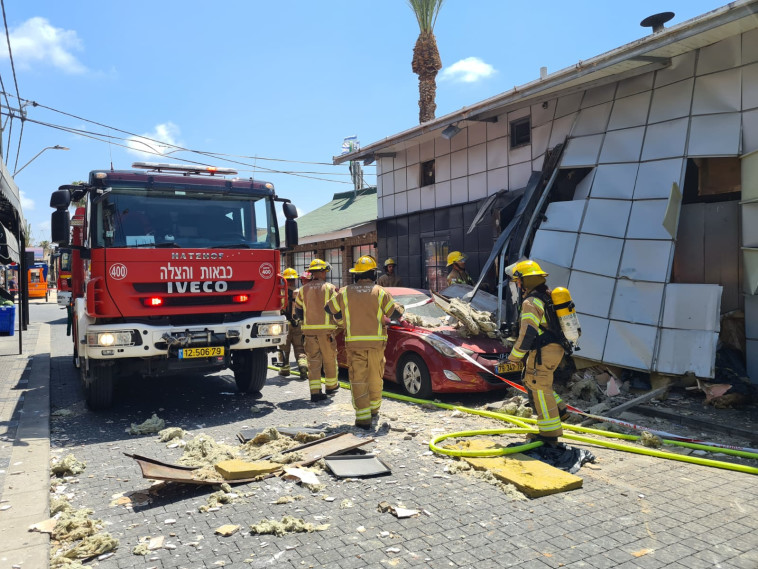זירת האירוע באשקלון