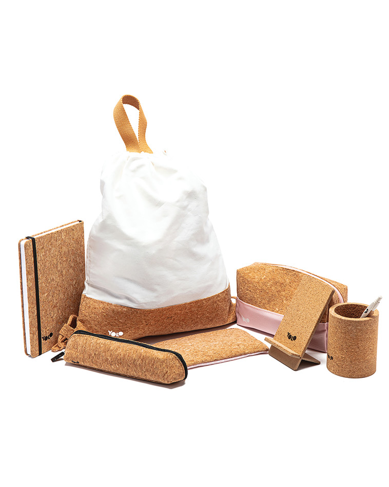 תיק שרוך נטורל בשילוב אביזרי יולו נטורל