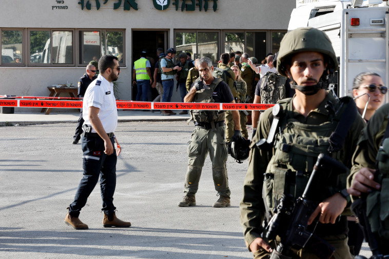 זירת הפיגוע בעלי