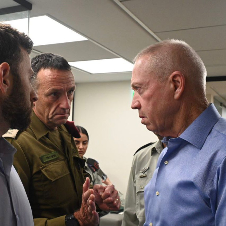 שר הביטחון יואב גלנט והרמטכ''ל הרצי הלוי