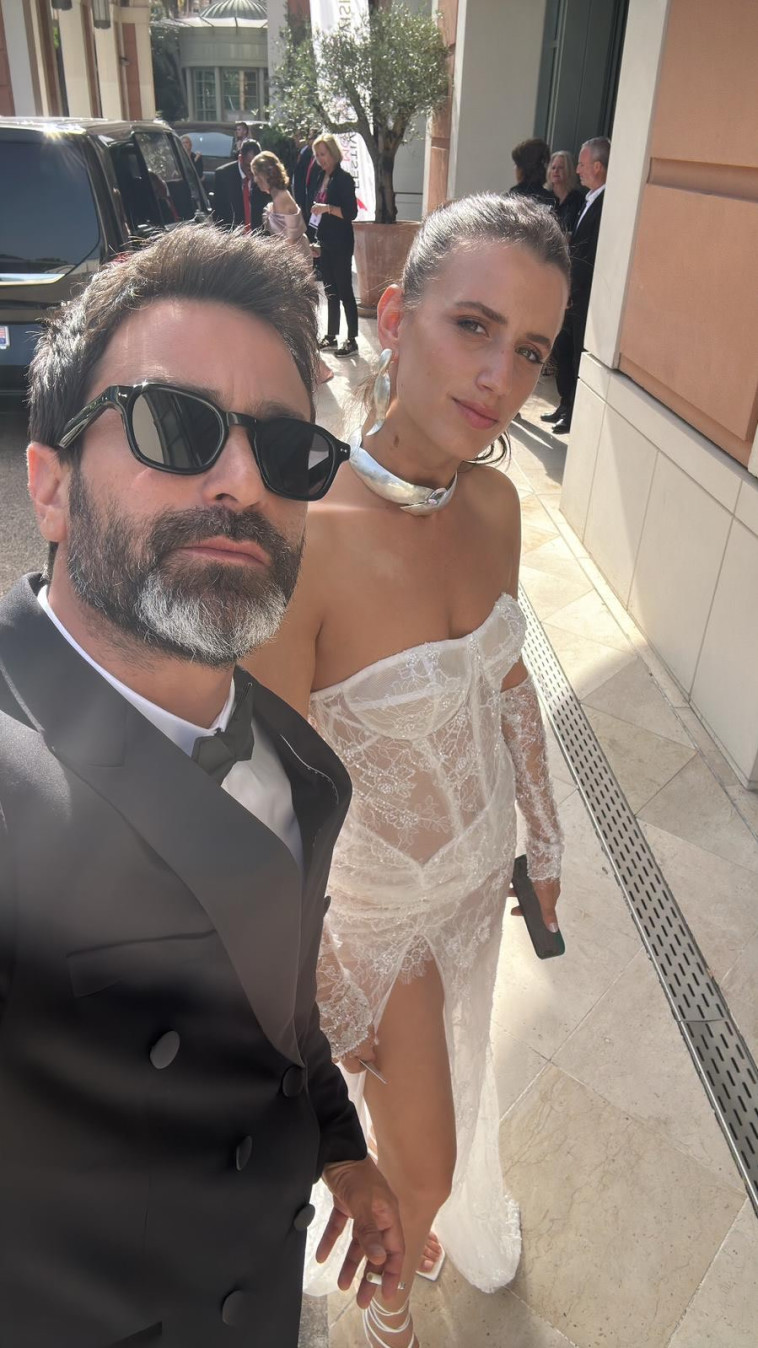 יהודה לוי ויעל אלקנה על השטיח האדום