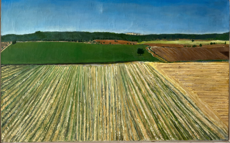 שדות בעמק. ציור עדנה בנס