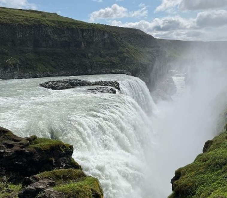 מפל Dettifoss, איסלנד (צילום: צילום מסך אינסטגרם)