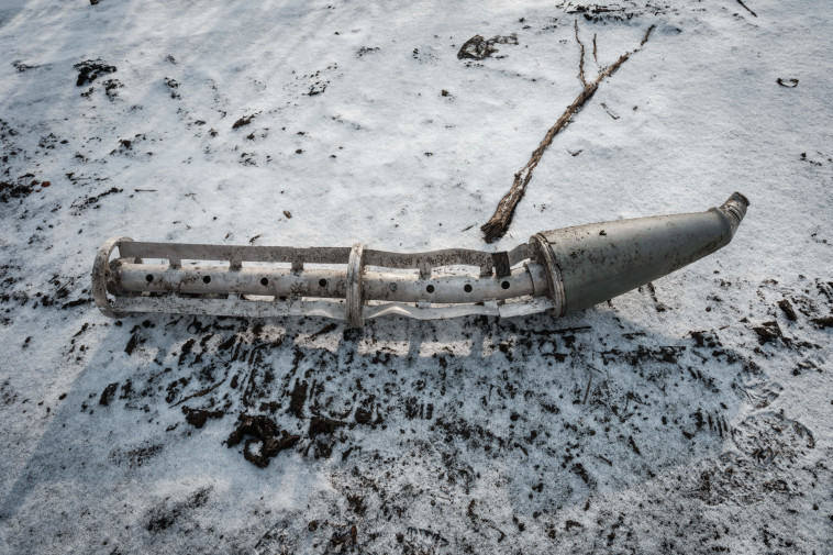 פצצת מצרר שהתפוצצה באוקראינה (צילום: Gettyimages)