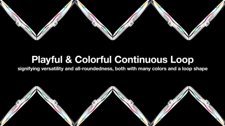 פס צבעוני ועיצובי המחבר הכל יחד