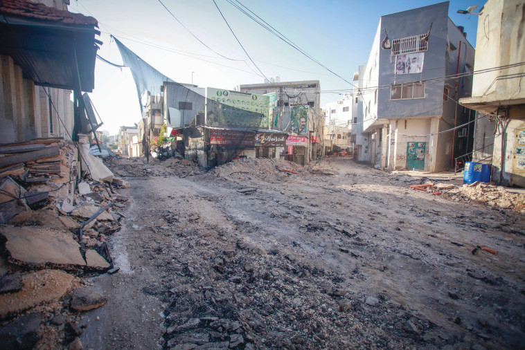 רחוב במחנה הפליטים בג'נין (צילום: נסאר אשתיה, פלאש 90)