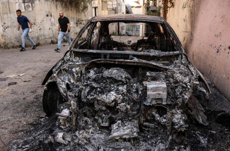 הרס בג'נין לאחר מבצע ''בית וגן'' (צילום: AFP via Getty Images)