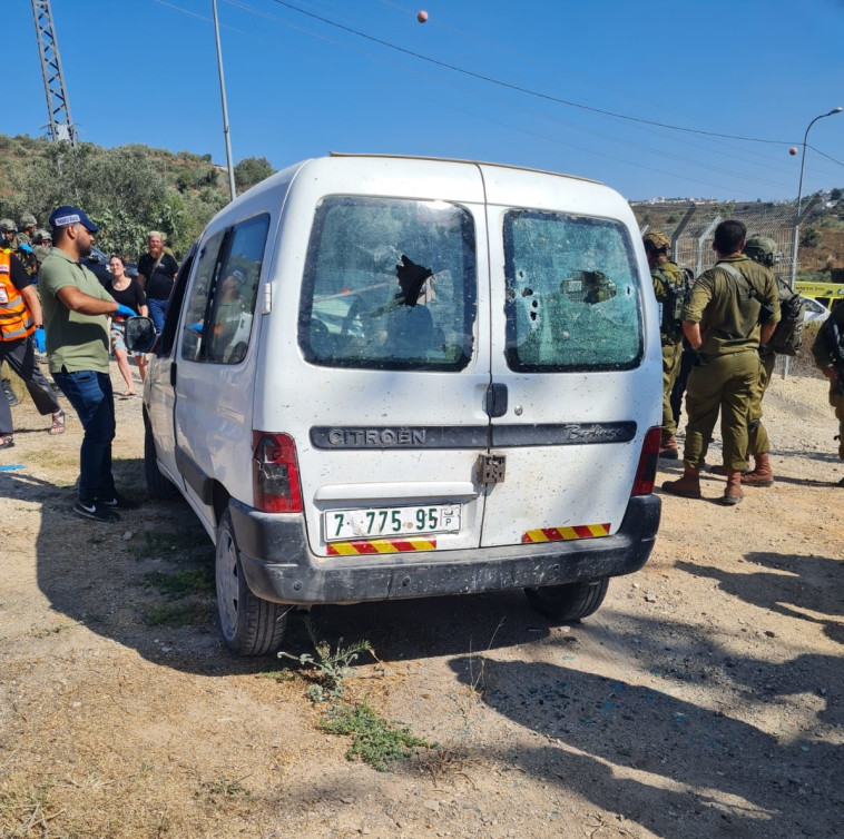 זירת הפיגוע סמוך לקדומים