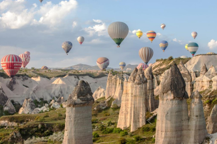 כדורים פורחים בקפדוקיה, טורקיה