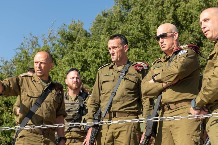 הרמטכ''ל רא''ל הרצי הלוי בסיור בגבול לבנון